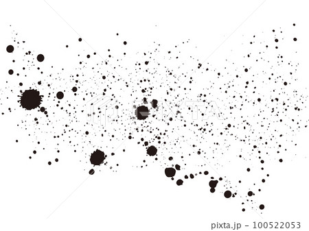 動かせる! デザイナー用 ベクターグランジ インク跳ね テキストなし 動かせる! デザイナー用 ベクターグランジ インク跳ね テキストなし 100522053