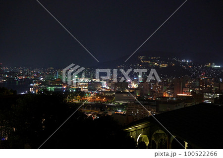 グラバー園から臨む長崎夜景 100522266