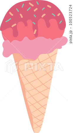 colourful summer fresh fruit juicy ice cream popsicle and waffle cone cartoon hand drawing graphic colourful summer fresh fruit juicy ice cream popsicle and waffle cone cartoon hand drawing graphic 100523724