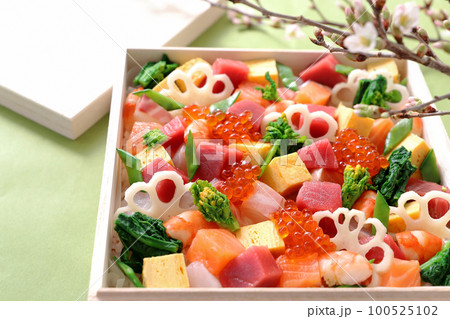 お花見 海鮮ちらし寿司 ばらちらし寿司 花ちらし寿司 お花見 海鮮ちらし寿司 ばらちらし寿司 花ちらし寿司 100525102