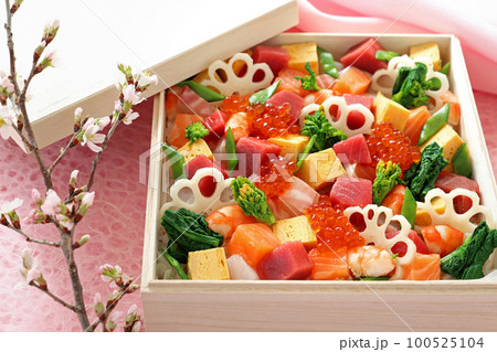 お花見 海鮮ちらし寿司 ばらちらし寿司 花ちらし寿司 お花見 海鮮ちらし寿司 ばらちらし寿司 花ちらし寿司 100525104