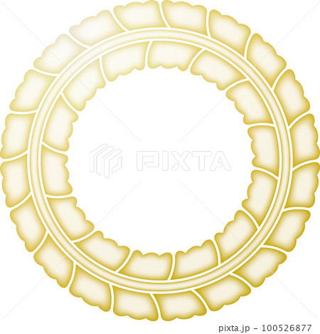 家紋 藤輪【金色】 家紋 藤輪【金色】 100526877