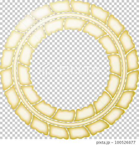 家紋 藤輪【金色】 家紋 藤輪【金色】 100526877