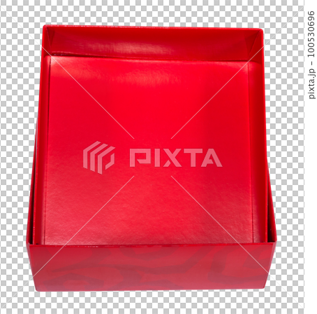 Open empty red box isolatedのイラスト素材 [100530696] - PIXTA