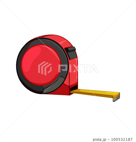 scale tape measure cartoon vector illustration 100532187