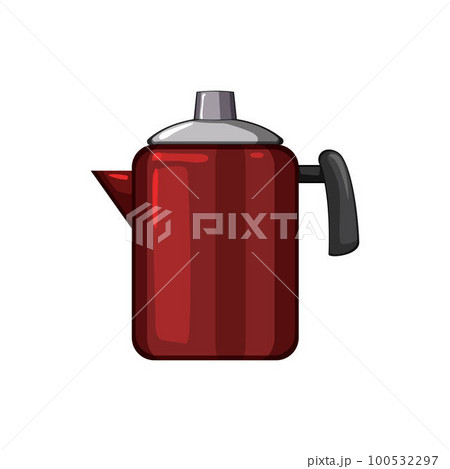 hot percolator pot coffee cartoon vector illustration hot percolator pot coffee cartoon vector illustration 100532297