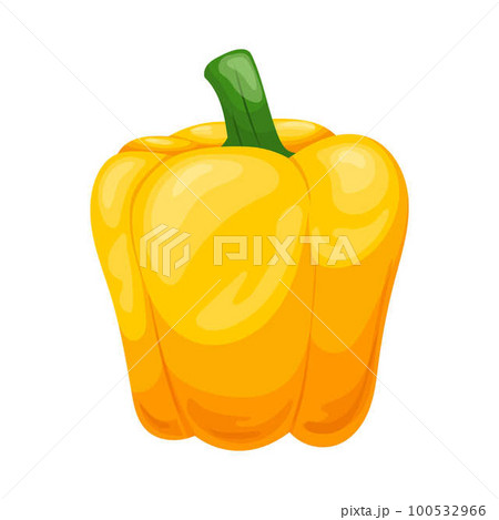 pepper yellow cartoon vector illustration pepper yellow cartoon vector illustration 100532966