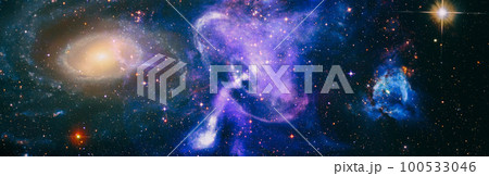 High quality space background. Elements of this image furnished by NASA. 100533046