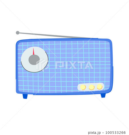 vintage radio sound cartoon vector illustration vintage radio sound cartoon vector illustration 100533266