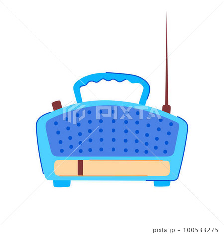 fm radio sound cartoon vector illustration fm radio sound cartoon vector illustration 100533275