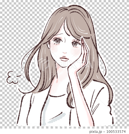 女人、女孩、人、時尚、美容、髮型、化妝、姿勢、飲食、審美、美容、可接受 100533574