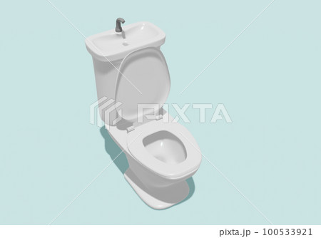 洋式トイレのCG 100533921