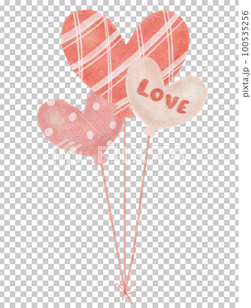 cute sweet whimsical watercolour heart shape balloons hand painting love valentine cute sweet whimsical watercolour heart shape balloons hand painting love valentine 100535256