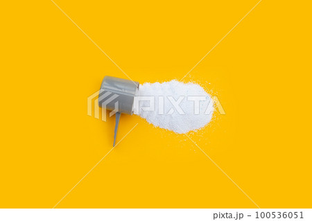 Detergent powder for clothes washing. Laundry concept. Detergent powder for clothes washing. Laundry concept. 100536051