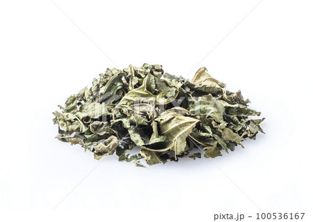 桑の葉茶 乾燥させた桑の葉 健康茶 健康飲料 イメージ素材 桑の葉茶 乾燥させた桑の葉 健康茶 健康飲料 イメージ素材 100536167