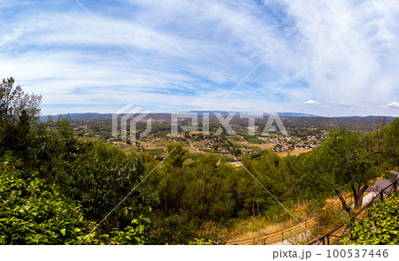view from le castellet on the hills view from le castellet on the hills 100537446