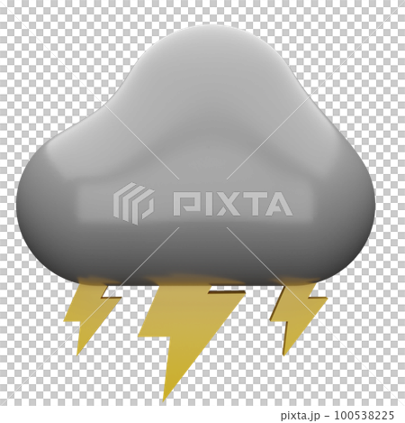 3d rendering weather icon concept isolated 100538225