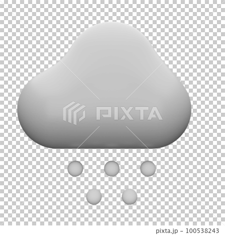 3d rendering weather icon concept isolated 100538243