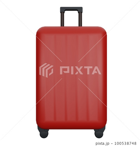 3d rendering of suitcase travel with holiday concept 100538748