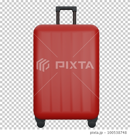 3d rendering of suitcase travel with holiday concept 100538748
