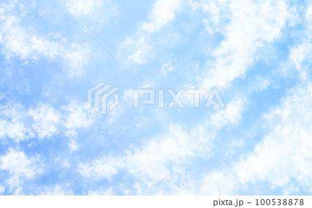 青空と雲04　見上げた空 100538878