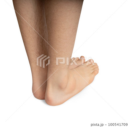 Bare Foot Isolated, Teenager Feet, Barefoot Massage, Foot Pain