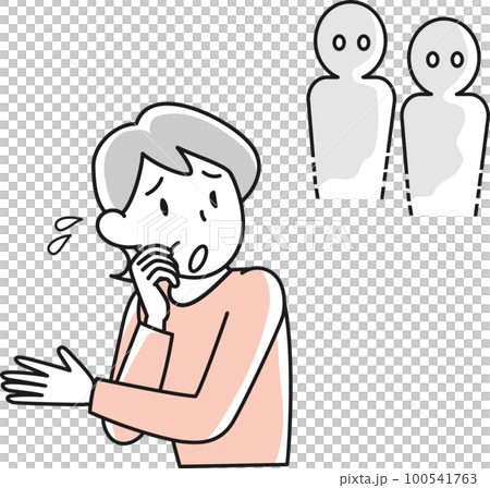 看幻覺迷糊的高級女人上半身 100541763