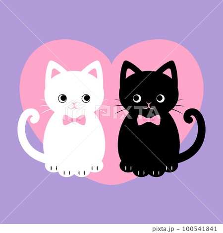 ブレンダ・キング 黒猫・幸せなカップル猫の絵「窓辺の猫」 ブレンダ