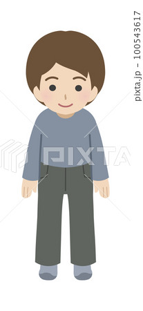 若い男性　私服 100543617