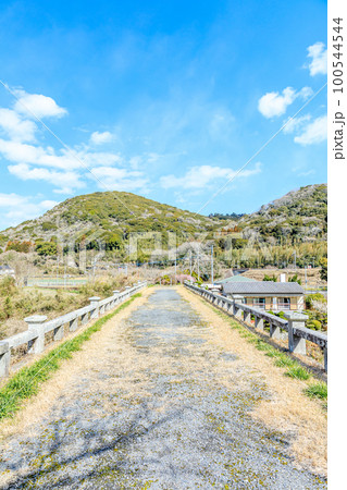 冬の赤松橋 大分県日出町 冬の赤松橋 大分県日出町 100544544