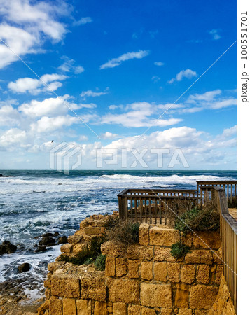 Seascape Mediterranean coast 100551701