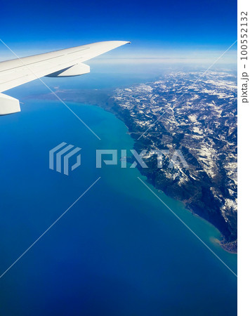 Aerial view from porthole 100552132