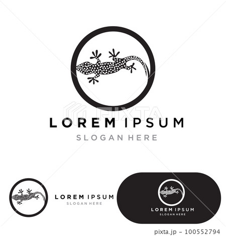 Lizard home logo icon vector design Lizard home logo icon vector design 100552794