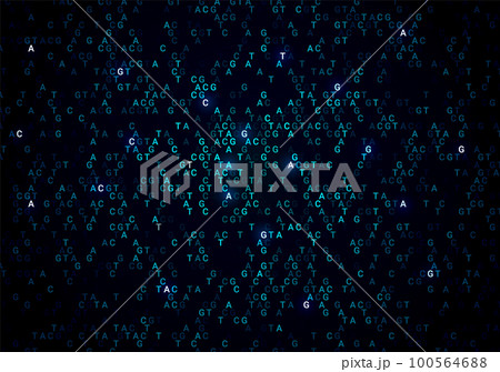 DNA code data background. Abstract agct genetic medical genomic human data background design 100564688