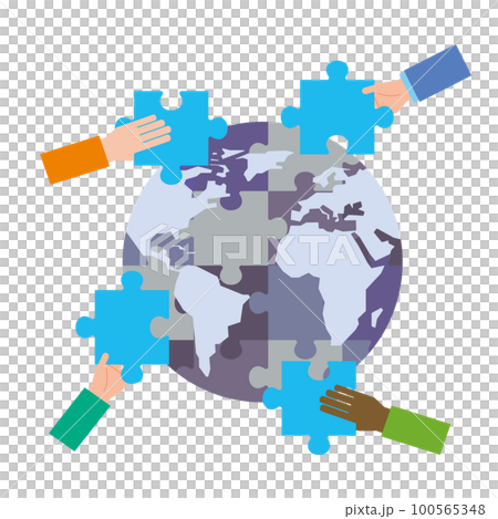 全球環保形象插畫 100565348