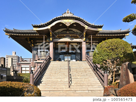 川口散歩：錫杖寺　真言宗智山派　本堂　川口市本町 100565475