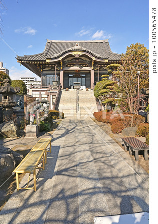 川口散歩：錫杖寺　真言宗智山派　本堂　川口市本町 100565478