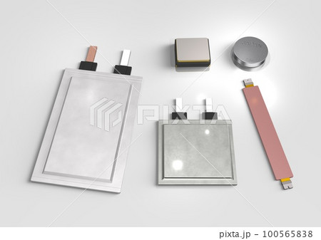 全固体電池(3DCGイメージ) 100565838