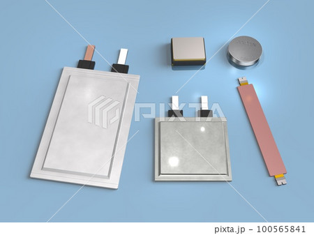 全固体電池(3DCGイメージ) 100565841