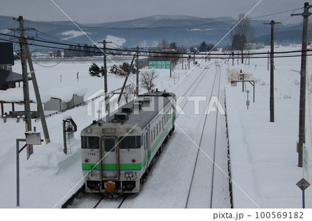冬の石北本線キハ40(旭川⇔遠軽) 冬の石北本線キハ40(旭川⇔遠軽) 100569182