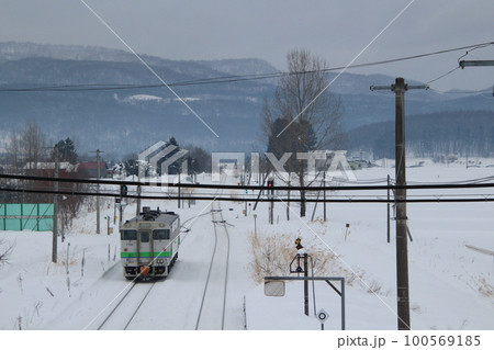 冬の石北本線キハ40（旭川⇔遠軽） 100569185