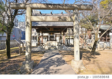 川口散歩：川口神社　境内社　川口護國神社　川口市 100569648