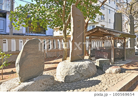 川口散歩：川口神社　包丁塚　　川口市 100569654