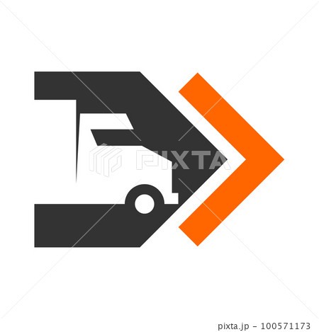 logistic logo template Icon Illustration Brand Identity. Isolated and flat illustration. Vector graphic 100571173