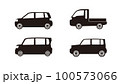 軽自動車シルエットのセット 100573066