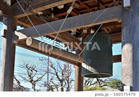 川口散歩：西光院　真言宗豊山派　鐘楼　釣鐘　川口市 100575479