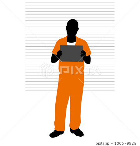 男性囚人マグショット 100579928