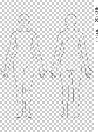 圖式（女人的全身） 100580466