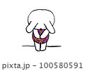 空飛ぶスターうさぎ_お辞儀 100580591
