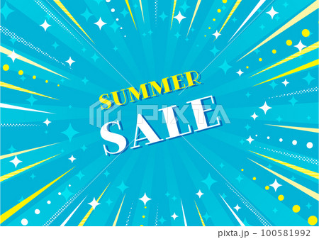 キラキラ強調線フレーム水色 キラキラ強調線フレーム水色 100581992